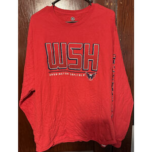 Washington Capitals Long Sleeve T-Shirt Men’s Size Red XL